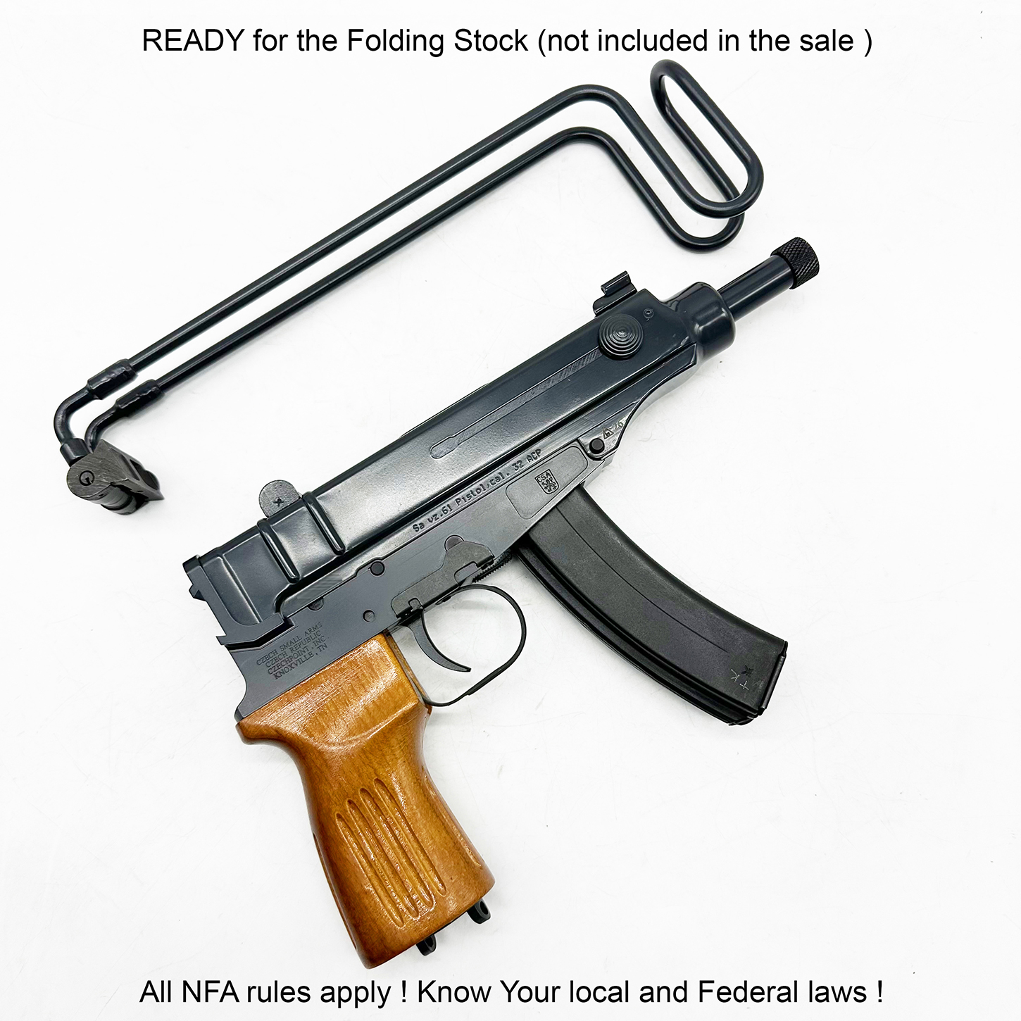 VZ 61 Skorpion Pistol Gray-Blue Limited Series .32 ACP - Image 13