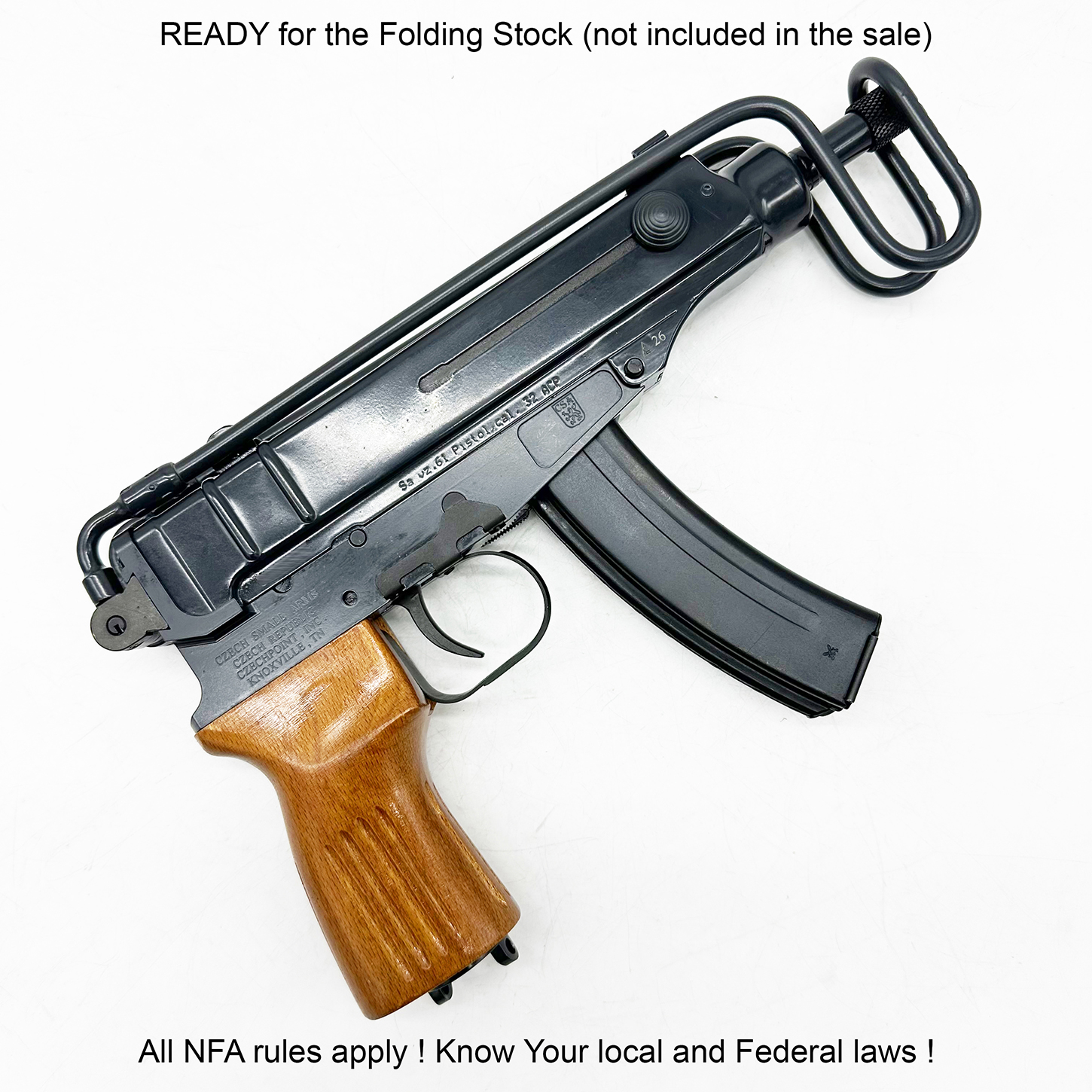 VZ 61 Skorpion Pistol Gray-Blue Limited Series .32 ACP - Image 14